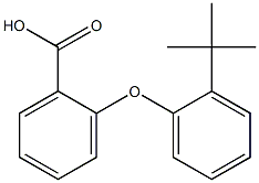 2-(2-tert-butylphenoxy)benzoic acid 化学構造式