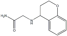 2-(3,4-dihydro-2H-1-benzopyran-4-ylamino)acetamide Structure