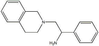 2-(3,4-dihydroisoquinolin-2(1H)-yl)-1-phenylethanamine Struktur