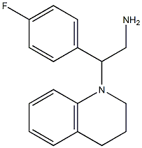 2-(3,4-dihydroquinolin-1(2H)-yl)-2-(4-fluorophenyl)ethanamine Struktur