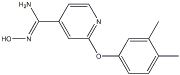 2-(3,4-dimethylphenoxy)-N'-hydroxypyridine-4-carboximidamide