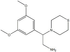 2-(3,5-dimethoxyphenyl)-2-(thiomorpholin-4-yl)ethan-1-amine