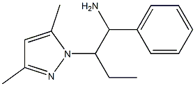 2-(3,5-dimethyl-1H-pyrazol-1-yl)-1-phenylbutan-1-amine