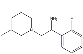 2-(3,5-dimethylpiperidin-1-yl)-1-(2-fluorophenyl)ethanamine