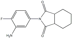 2-(3-amino-4-fluorophenyl)hexahydro-1H-isoindole-1,3(2H)-dione Structure