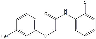 2-(3-aminophenoxy)-N-(2-chlorophenyl)acetamide