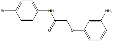 2-(3-aminophenoxy)-N-(4-bromophenyl)acetamide Struktur