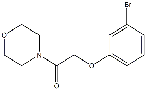 2-(3-bromophenoxy)-1-(morpholin-4-yl)ethan-1-one Structure