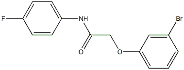 2-(3-bromophenoxy)-N-(4-fluorophenyl)acetamide