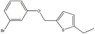 2-(3-bromophenoxymethyl)-5-ethylthiophene