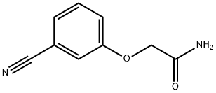 2-(3-cyanophenoxy)acetamide Struktur