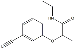 2-(3-cyanophenoxy)-N-ethylpropanamide