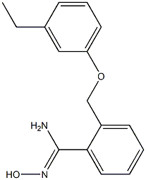 2-(3-ethylphenoxymethyl)-N'-hydroxybenzene-1-carboximidamide