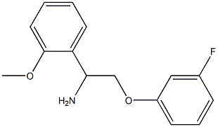 2-(3-fluorophenoxy)-1-(2-methoxyphenyl)ethanamine,,结构式