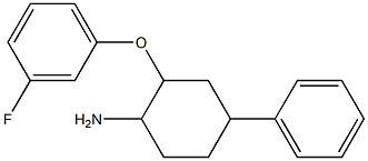 2-(3-fluorophenoxy)-4-phenylcyclohexan-1-amine|