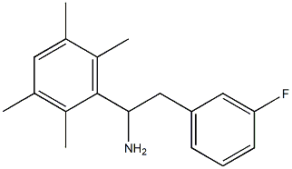 2-(3-fluorophenyl)-1-(2,3,5,6-tetramethylphenyl)ethan-1-amine