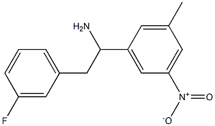  2-(3-fluorophenyl)-1-(3-methyl-5-nitrophenyl)ethan-1-amine