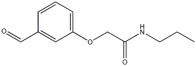 2-(3-formylphenoxy)-N-propylacetamide