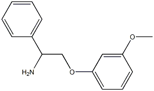 2-(3-methoxyphenoxy)-1-phenylethanamine Structure