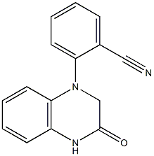 2-(3-oxo-1,2,3,4-tetrahydroquinoxalin-1-yl)benzonitrile Structure