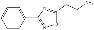 2-(3-phenyl-1,2,4-oxadiazol-5-yl)ethan-1-amine 化学構造式