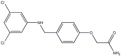 2-(4-{[(3,5-dichlorophenyl)amino]methyl}phenoxy)acetamide