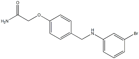 2-(4-{[(3-bromophenyl)amino]methyl}phenoxy)acetamide|