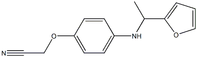 2-(4-{[1-(furan-2-yl)ethyl]amino}phenoxy)acetonitrile