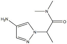  2-(4-amino-1H-pyrazol-1-yl)-N,N-dimethylpropanamide