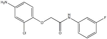 2-(4-amino-2-chlorophenoxy)-N-(3-fluorophenyl)acetamide Structure
