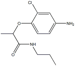 2-(4-amino-2-chlorophenoxy)-N-propylpropanamide