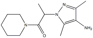 2-(4-amino-3,5-dimethyl-1H-pyrazol-1-yl)-1-(piperidin-1-yl)propan-1-one