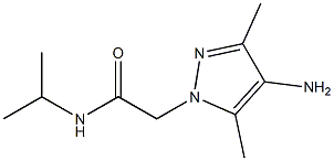 2-(4-amino-3,5-dimethyl-1H-pyrazol-1-yl)-N-(propan-2-yl)acetamide|