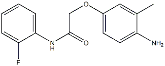 2-(4-amino-3-methylphenoxy)-N-(2-fluorophenyl)acetamide