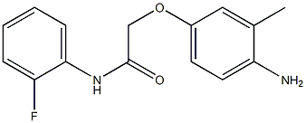  2-(4-amino-3-methylphenoxy)-N-(2-fluorophenyl)acetamide