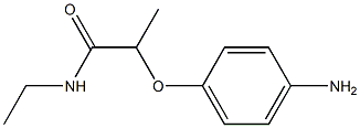 2-(4-aminophenoxy)-N-ethylpropanamide,,结构式