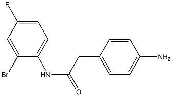 2-(4-aminophenyl)-N-(2-bromo-4-fluorophenyl)acetamide