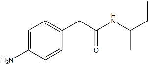 2-(4-aminophenyl)-N-(sec-butyl)acetamide Structure