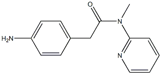 2-(4-aminophenyl)-N-methyl-N-(pyridin-2-yl)acetamide