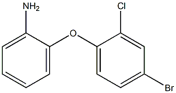 2-(4-bromo-2-chlorophenoxy)aniline Structure