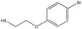 2-(4-bromophenoxy)ethanethiol 结构式