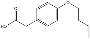 2-(4-butoxyphenyl)acetic acid Struktur