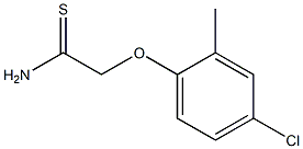 2-(4-chloro-2-methylphenoxy)ethanethioamide Structure