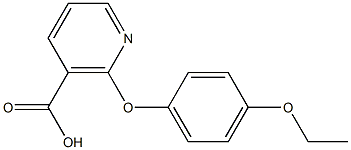 2-(4-ethoxyphenoxy)nicotinic acid Struktur