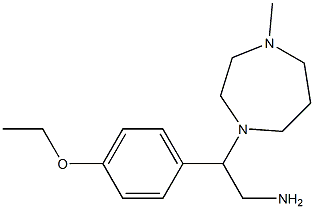 2-(4-ethoxyphenyl)-2-(4-methyl-1,4-diazepan-1-yl)ethan-1-amine Structure