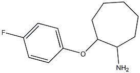 2-(4-fluorophenoxy)cycloheptanamine Structure