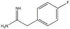 2-(4-fluorophenyl)ethanimidamide Structure