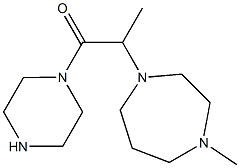  2-(4-methyl-1,4-diazepan-1-yl)-1-(piperazin-1-yl)propan-1-one