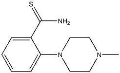 2-(4-methylpiperazin-1-yl)benzene-1-carbothioamide,,结构式