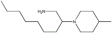2-(4-methylpiperidin-1-yl)nonan-1-amine Struktur
